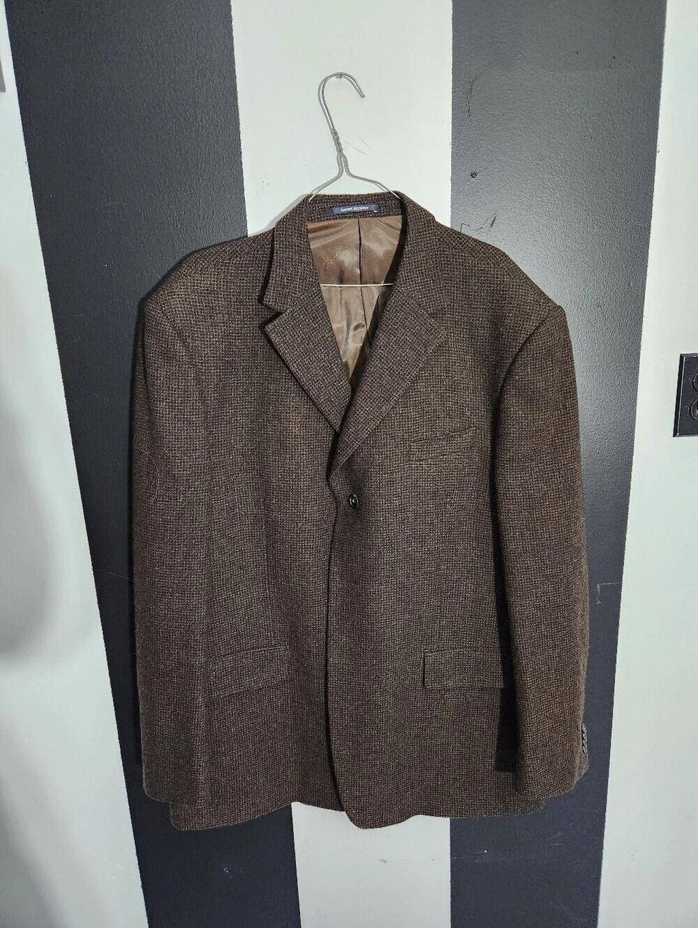 Daniel Hechter Brown Tweed Sport Coat - Picture 1 of 7